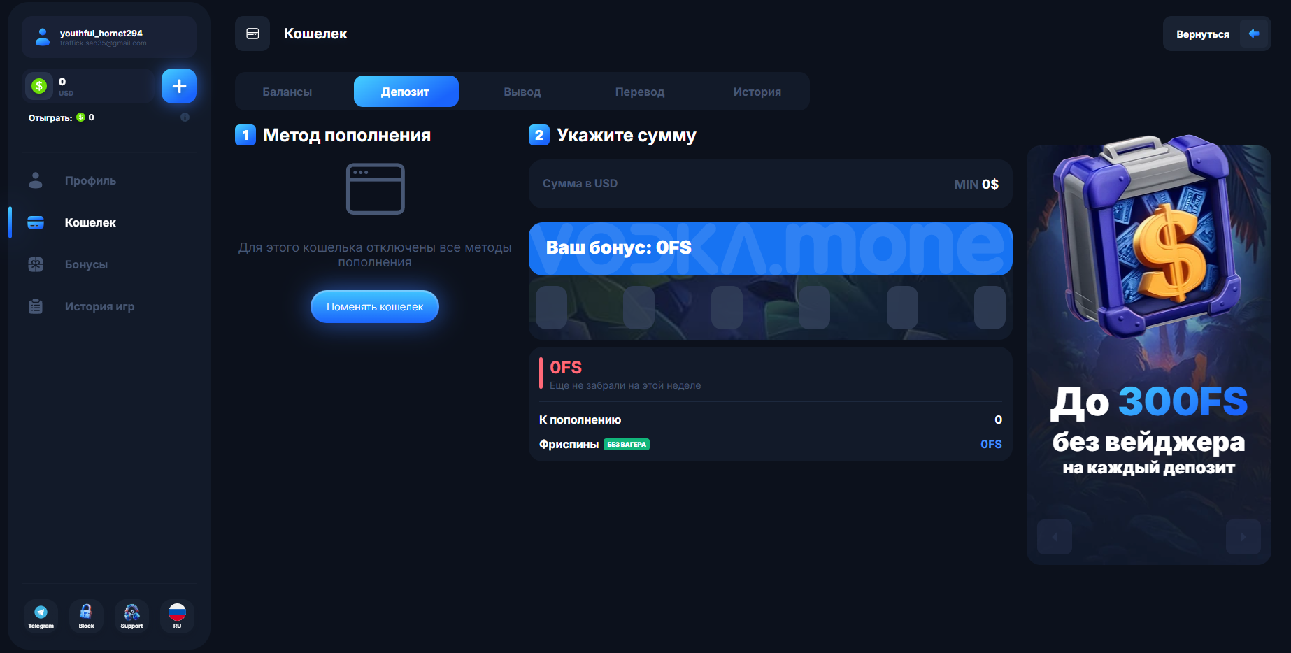 Официальный сайт Vodka